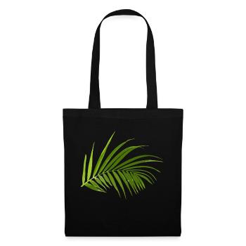 Palm Palm leaf Palm fronds Exotic Tropical - Tote Bag - black - Front