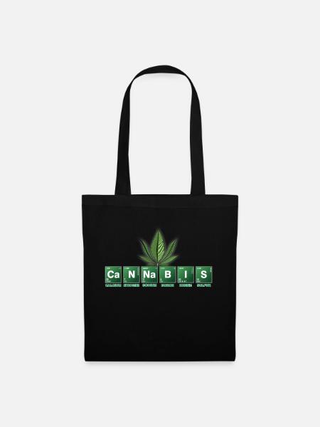 Cannabis - Stoffbeutel - Schwarz