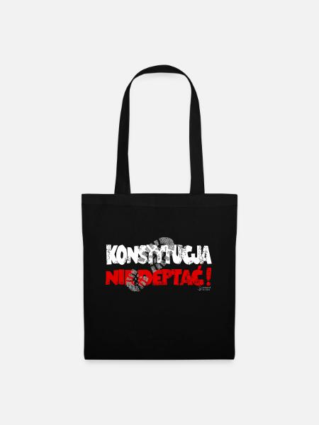 Constitution - keep off! - Tote Bag - black