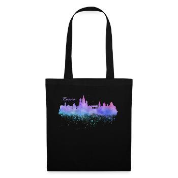 Russie - Sac en tissu - noir - Devant