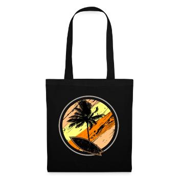 Beach Surf Sun - Tote Bag - black - Front