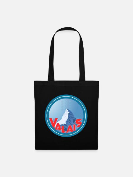 Valais cervin - Tote Bag - black