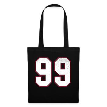 Numéro quatre-vingt-dix neuf - 99 Classic Vintage Sport - Sac en tissu - noir - Devant