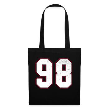 Numéro quatre-vingt-dix-huit - 98 Classic Vintage Sport - Sac en tissu - noir - Devant