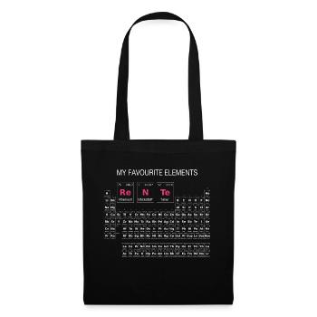 Retired chemist - periodic table - Tote Bag - black - Front