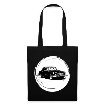 Oldtimer - Stoffbeutel - Schwarz - Vorne