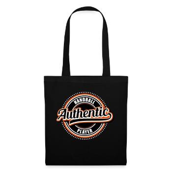 Authentic handball player - Tote Bag - black - Front