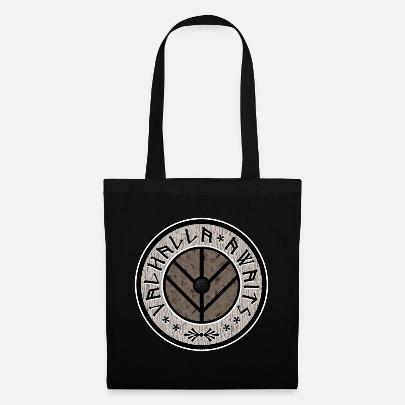 Valhalla Awaits - Stoffbeutel - Schwarz