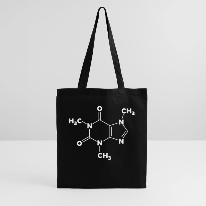 Caffeine Molecule Structural Formula Coffee Chemistry Tote Bag