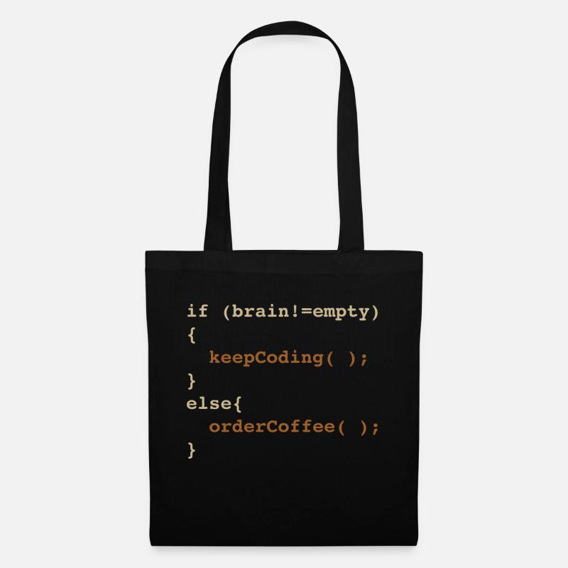 Developer Coffee - Stoffbeutel - Schwarz