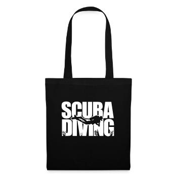 scuba diving dive t-shirt diving - Tote Bag - black - Front
