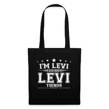 Levi - Stoffbeutel - Schwarz - Vorne
