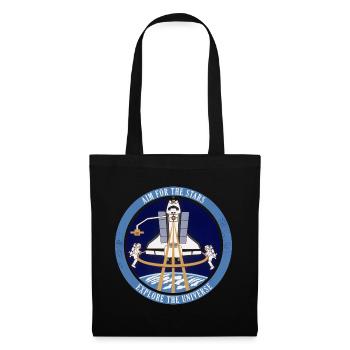 NASA Aim For The Stars - Sac en tissu - noir - Devant