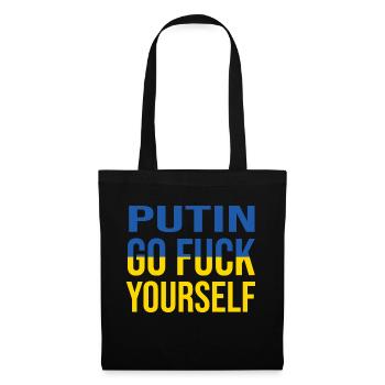 fuck poutine - Sac en tissu - noir - Devant