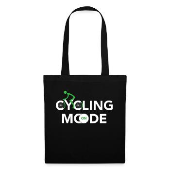 Cycling Mode On - Fahrrad - Stoffbeutel - Schwarz - Vorne