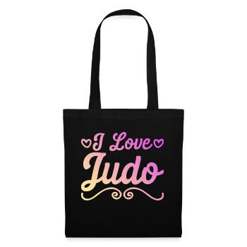 J’adore le judo - Sac en tissu - noir - Devant