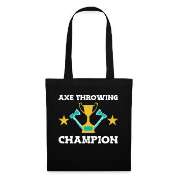 Axe throw axe throwing - Tote Bag - black - Front