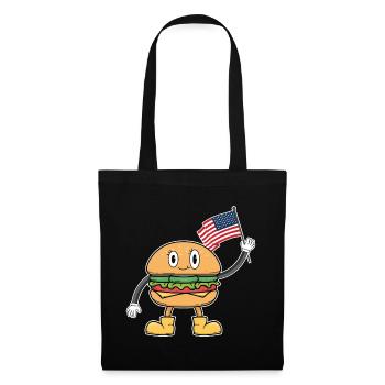 USA Burger America July 4 - Tote Bag - black - Front