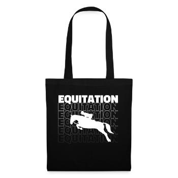 horse riding - rider gift idea - Tote Bag - black - Front