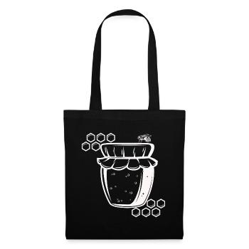Bee Beekeeper Nature Conservation Honey - Sustainability - Tote Bag - black - Front