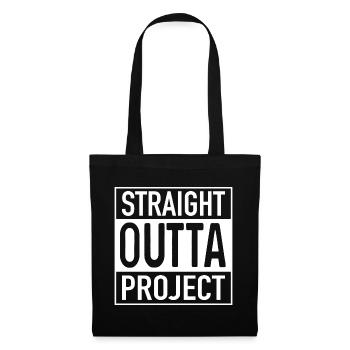 Projet OUTTA direct - Sac en tissu - noir - Devant
