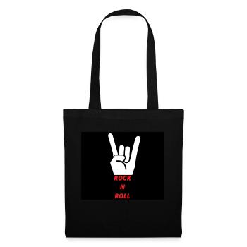ROCK N ROLL - Stoffbeutel - Schwarz - Vorne