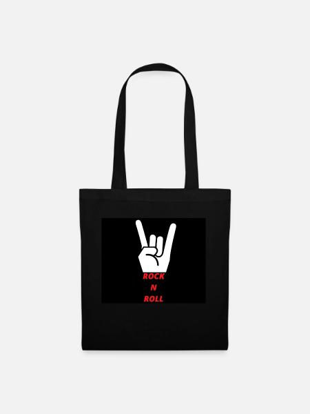 ROCK N ROLL - Stoffbeutel - Schwarz