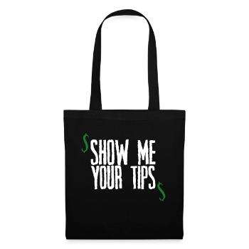 Montrez-moi vos conseils 2 - Sac en tissu - noir - Devant