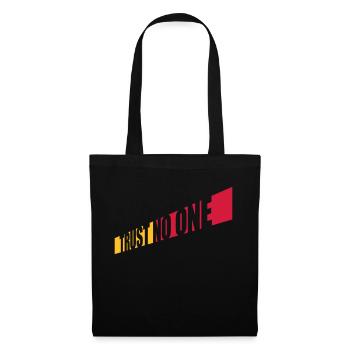 trust no one quote - Tote Bag - black - Front