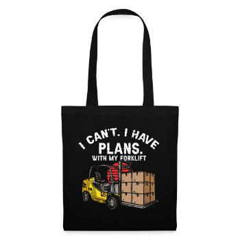 Magasiniers pour les caristes et les chariots élévateurs - Sac en tissu - noir - Devant