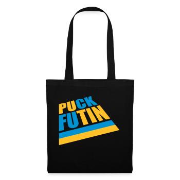 puck futin logo design - Tote Bag - black - Front