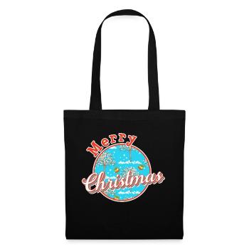 Merry christmas xmas - Sac en tissu - noir - Devant