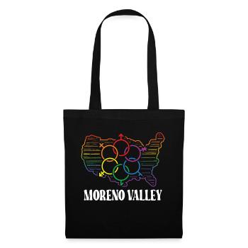 Moreno Valley Pride Month Proud Flag LGBT Common - Tote Bag - black - Front