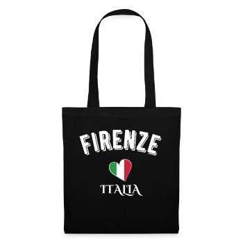 firenze italia - Sac en tissu - noir - Devant