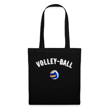Volleyball - Stoffbeutel - Schwarz - Vorne