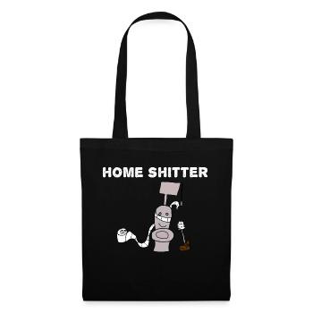 Accueil Shitter WC Toilettes 00 - Sac en tissu - noir - Devant