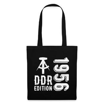 DDR 1956 Edition Geschenk - Stoffbeutel - Schwarz - Vorne