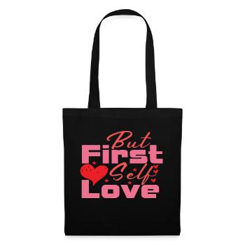 Mais d’abord l’amour de soi - Sac en tissu - noir - Devant