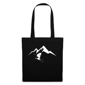 Skiing skiing ski motif for skiers - Tote Bag - black - Front