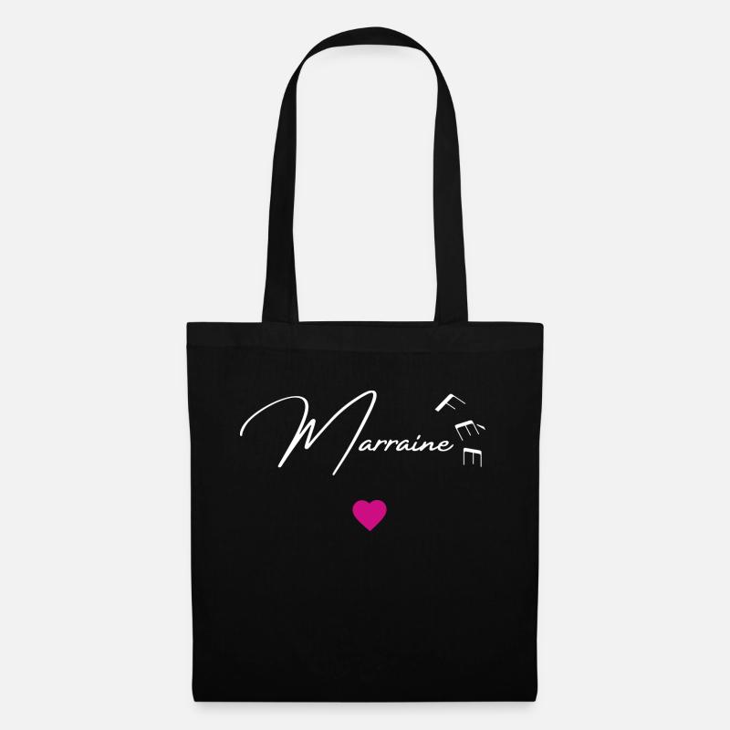 Fée marraine - Sac en tissu - noir