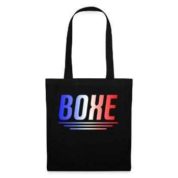 BOXE BOXEUR BOXEUSE CADEAU SPORT FRANCE - Sac en tissu - noir - Devant