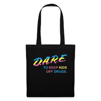 Atlanta Darius ose empêcher les enfants de se droguer. Refuser - Sac en tissu - noir - Devant