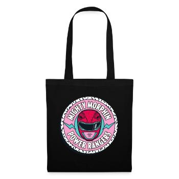 Power Rangers Mighty Morphin - Stoffbeutel - Schwarz - Vorne