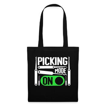 Picking Mode On Locksmith Lockpicker - Stoffbeutel - Schwarz - Vorne