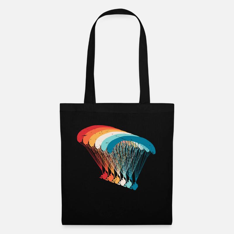 Skydive Evolution: Gleitschirm Design - Stoffbeutel - Schwarz