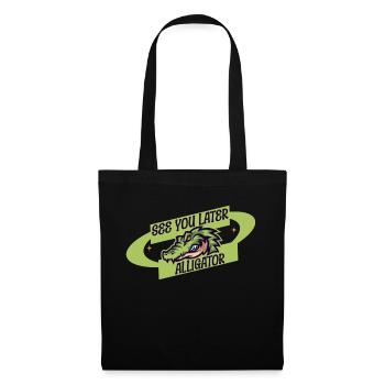 ALLIGATOR - Stoffbeutel - Schwarz - Vorne