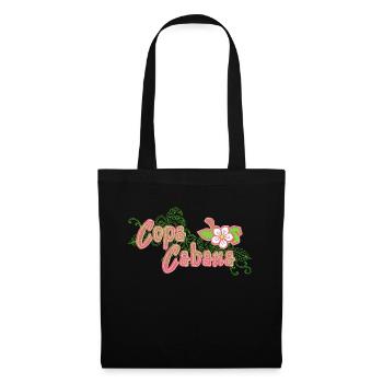 Dessin Copa cabana sur T shirt, Sweat - Sac en tissu - noir - Devant