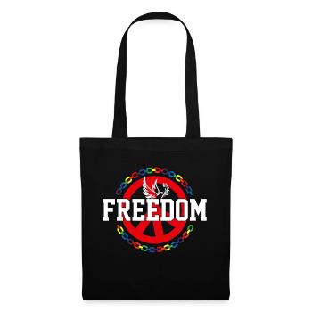Freedom - Stoffbeutel - Schwarz - Vorne
