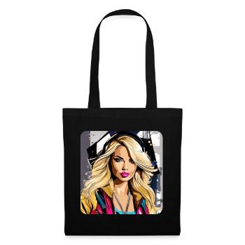 Sexy Streetwear Hip Hop Girl - Tote Bag - black - Front
