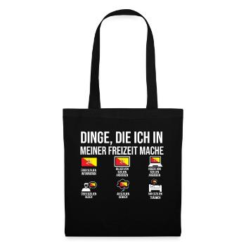 Sizilianer Sizilianisch Sizilien - Stoffbeutel - Schwarz - Vorne